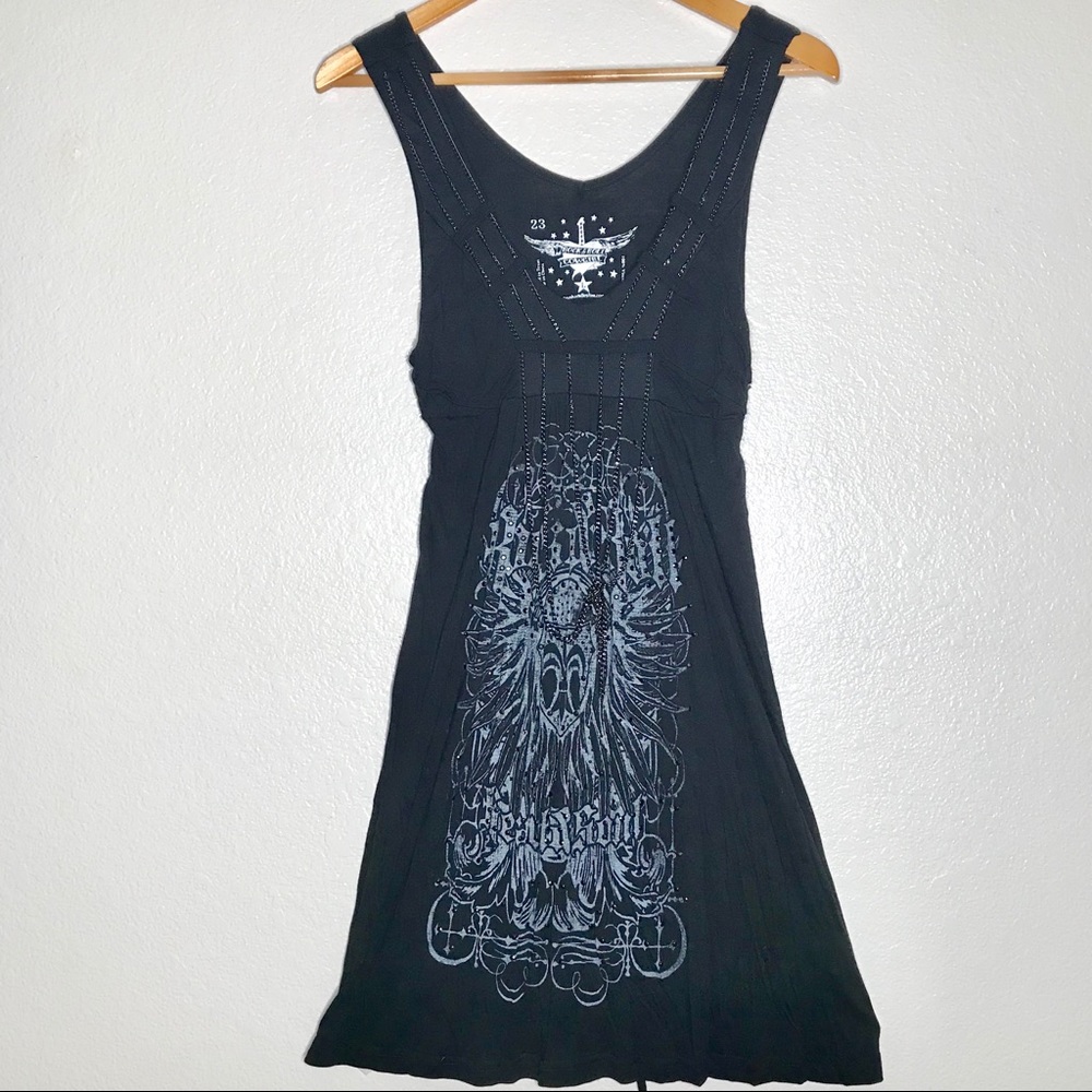 Rock & Roll Cowgirl Dress Chains & Rhinestones